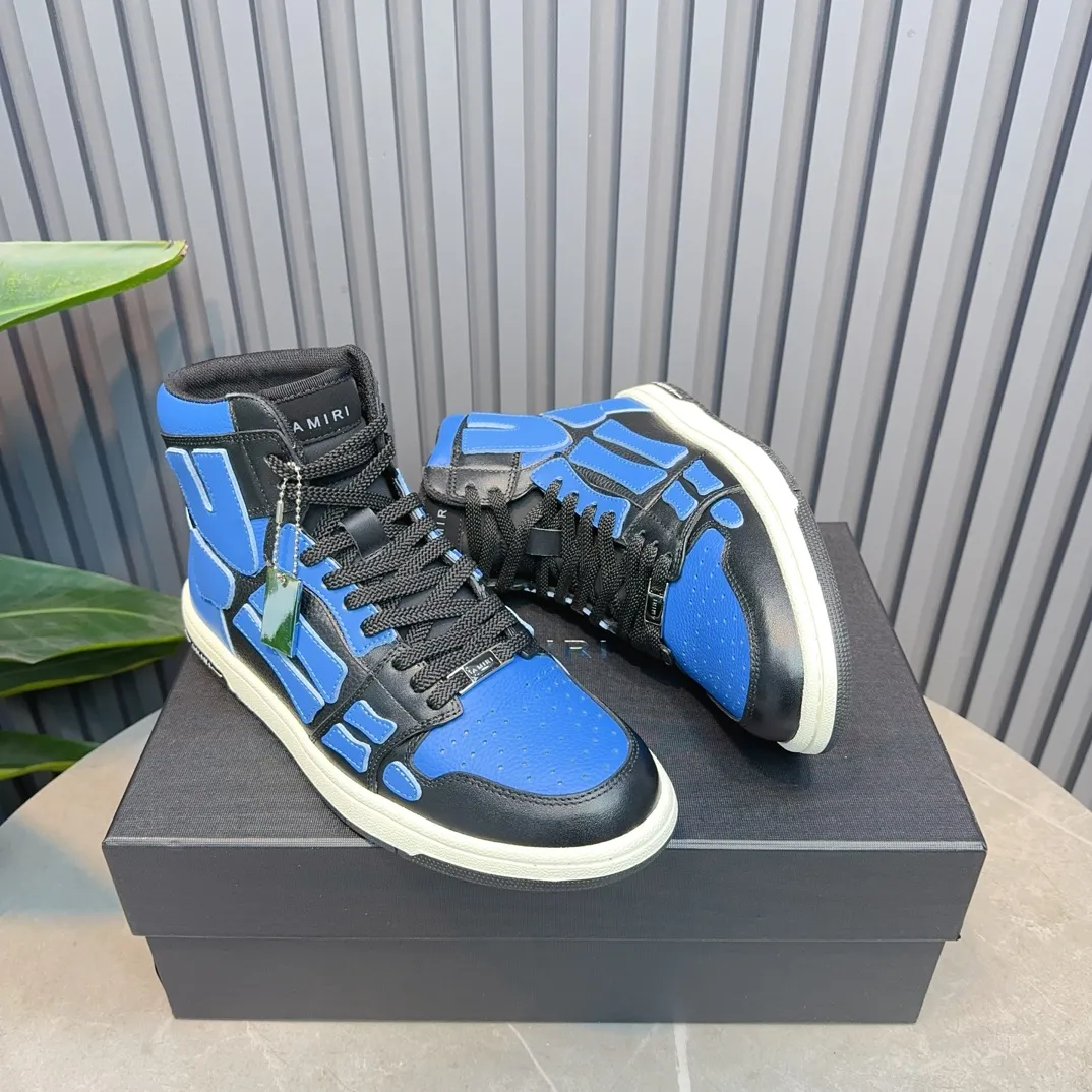 Men's shoes💰620💰 AMIRI AMIRI trendy brand hot sale🔥 Available all year round✅Couples💑 Official website synchronization Imported fabrics 1⃣️ratio 1⃣️Re-engraved, original factory special original sole, 35-45 (38.45. Non-refundable)
